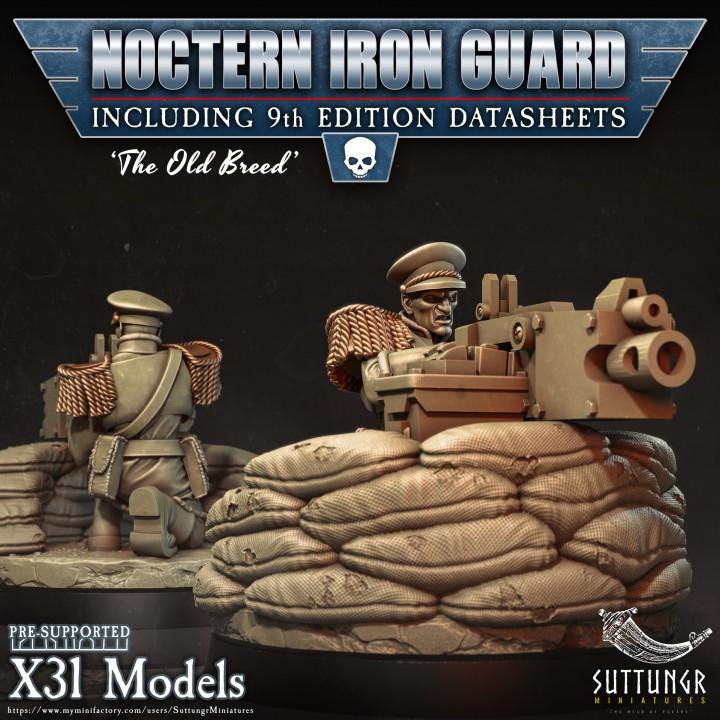 Noctern Iron Guard - v20 - Suttungr Miniatures - 28mm