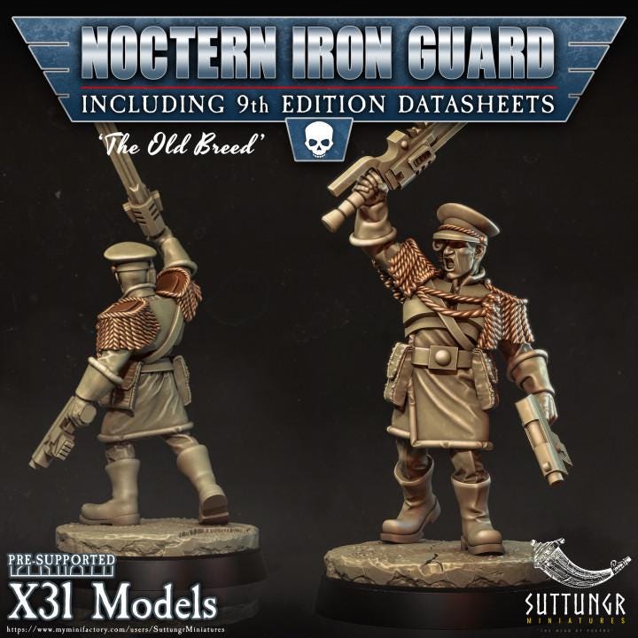 Noctern Iron Guard - v24 - Suttungr Miniatures - 28mm