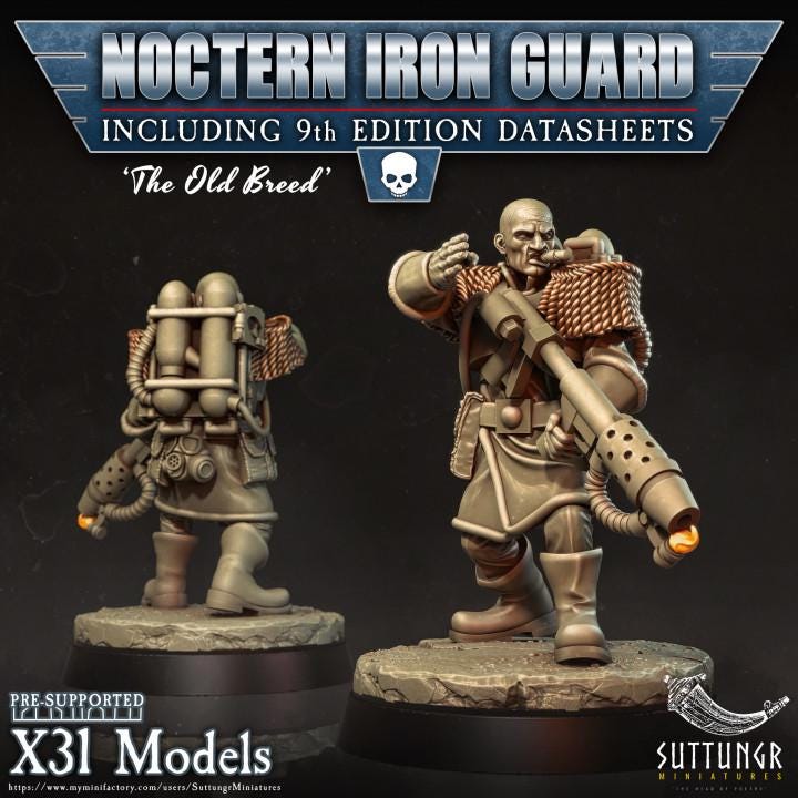 Noctern Iron Guard - v27 - Suttungr Miniatures - 28mm