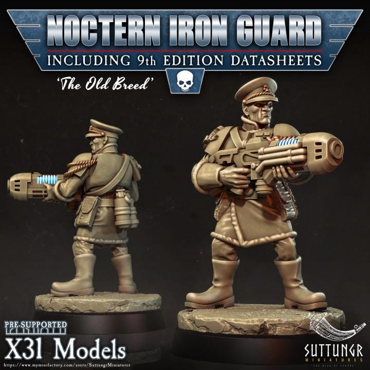 Noctern Iron Guard - v28 - Suttungr Miniatures - 28mm