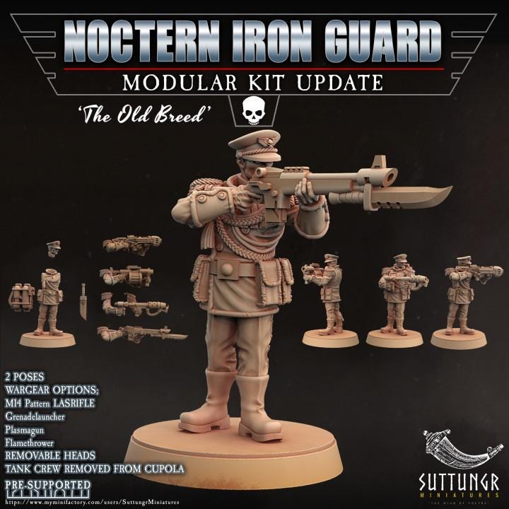 Noctern Iron Guard - v29 - Suttungr Miniatures - 28mm