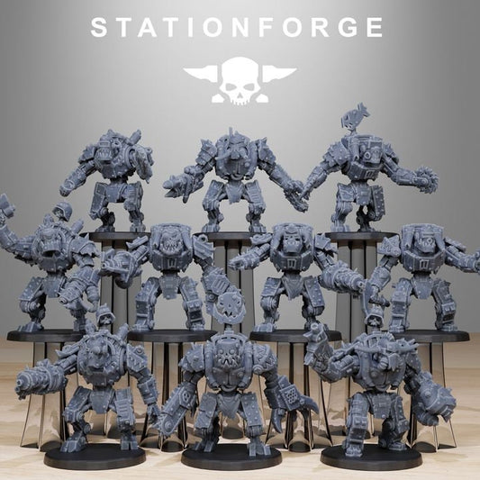 Orkaz Bots Infantry - StationForge - 28mm