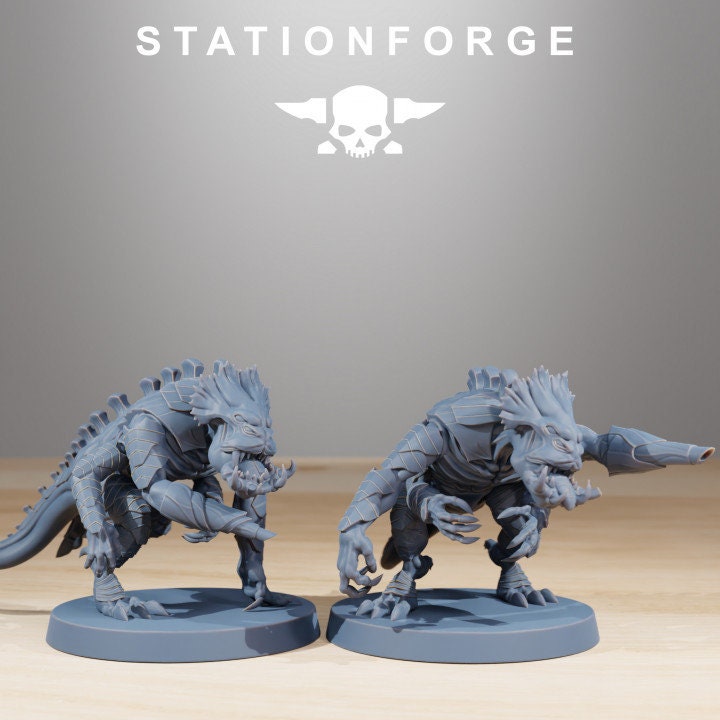 Xenarid Infantry v1 - StationForge - 28mm