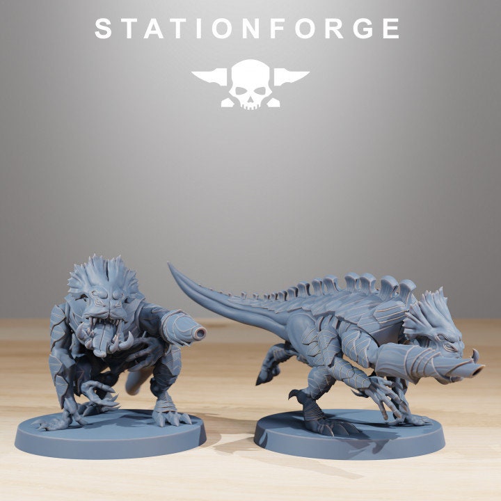 Xenarid Infantry v2 - StationForge - 28mm