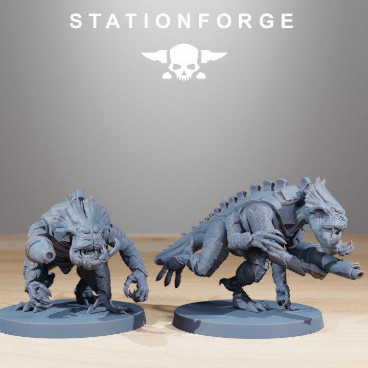 Xenarid Infantry v4 - StationForge - 28mm