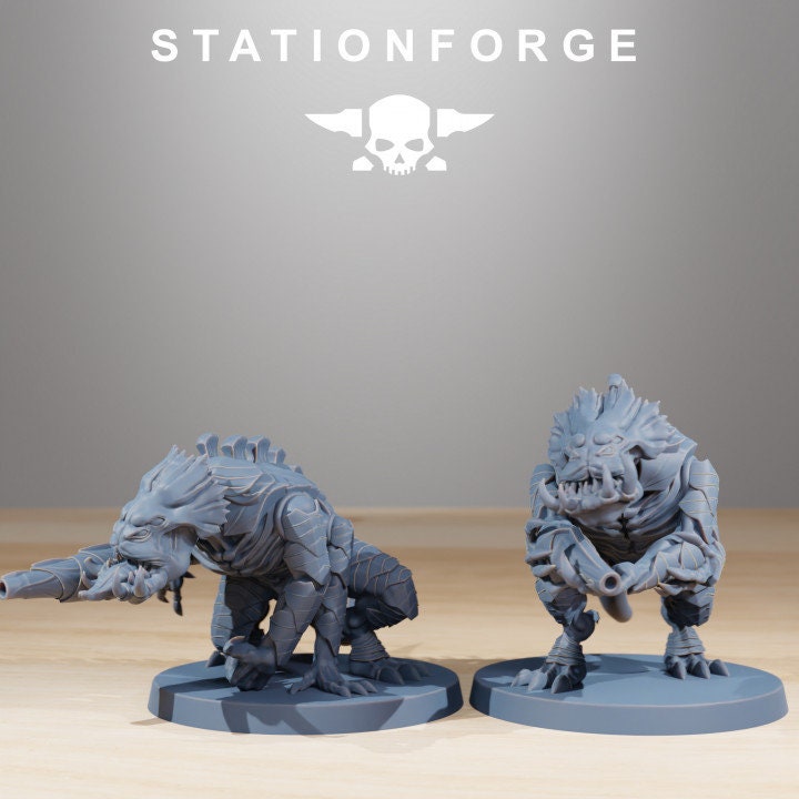 Xenarid Infantry v5 - StationForge - 28mm