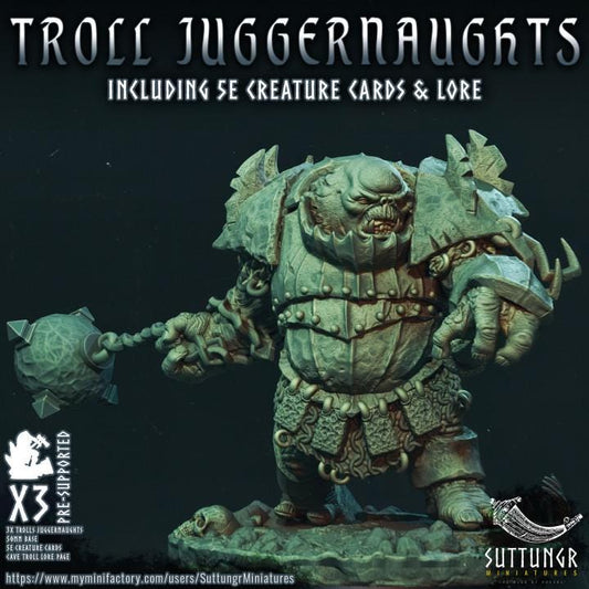 Troll Juggernaughts v2 - Suttungr Miniatures - 32mm