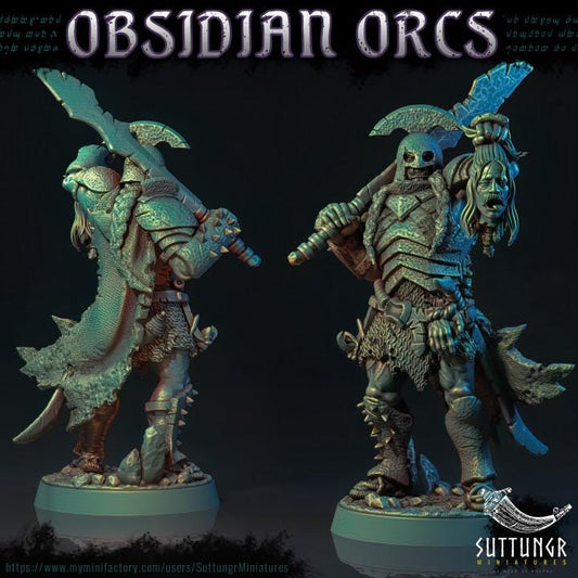 The Obsidian Orc Warband v2 - Suttungr Miniatures - 32mm