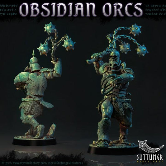 The Obsidian Orc Warband v5 - Suttungr Miniatures - 32mm