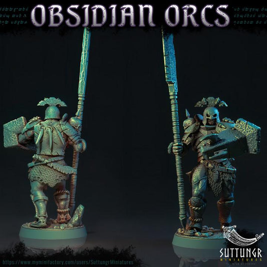 The Obsidian Orc Warband v6 - Suttungr Miniatures - 32mm