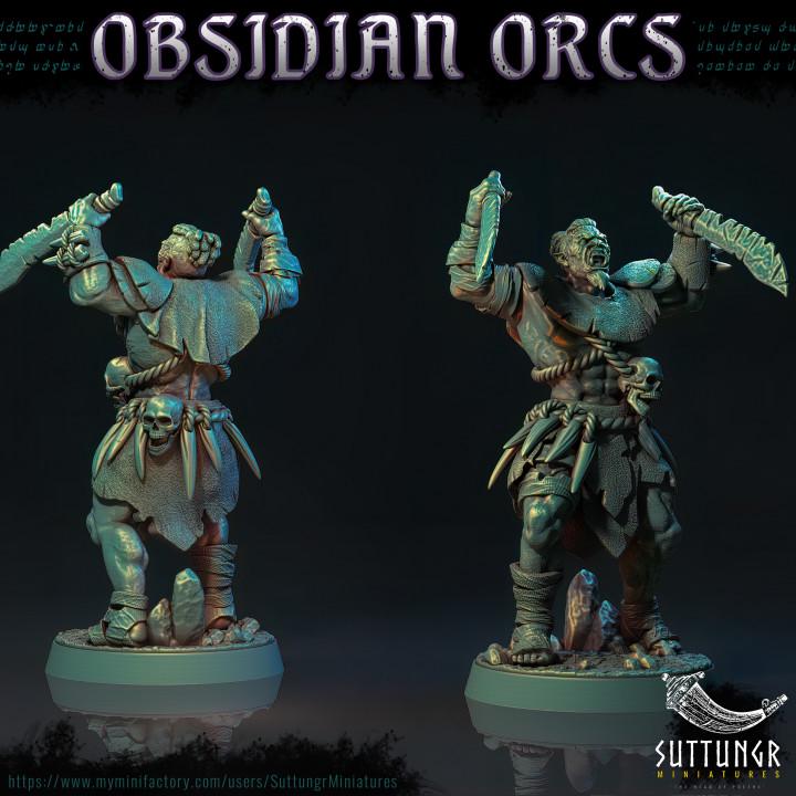 The Obsidian Orc Warband v8 - Suttungr Miniatures - 32mm