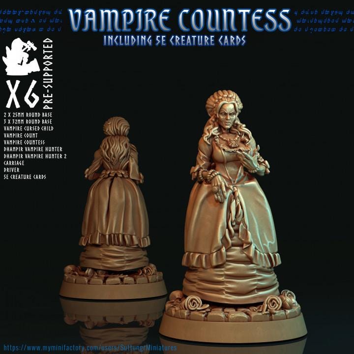 Vampire Court v3 - Suttungr Miniatures - 32mm