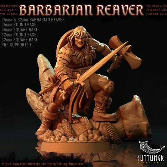 Barbarian Reavers v1 - Suttungr Miniatures - 32mm