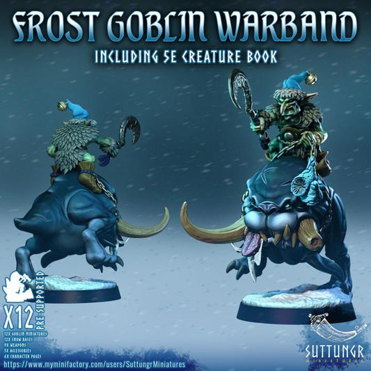 Frost Goblin Warband v1 - Suttungr Miniatures - 32mm