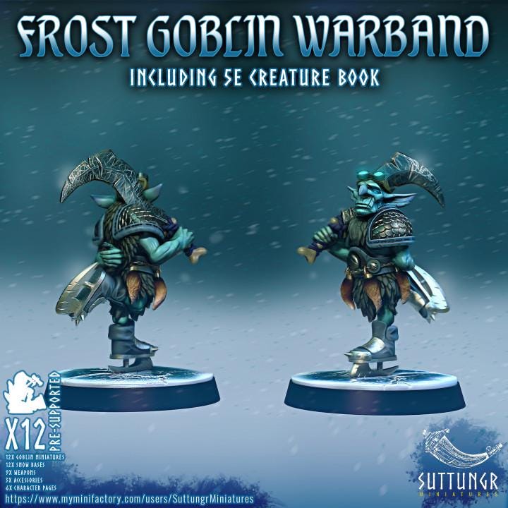 Frost Goblin Warband v8 - Suttungr Miniatures - 32mm