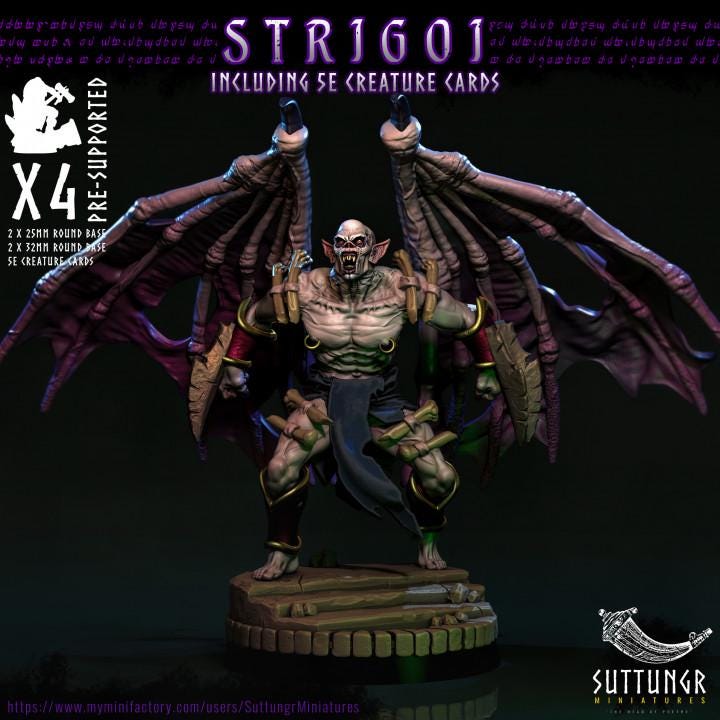 Vampire Strigoi v1 - Suttungr Miniatures - 32mm