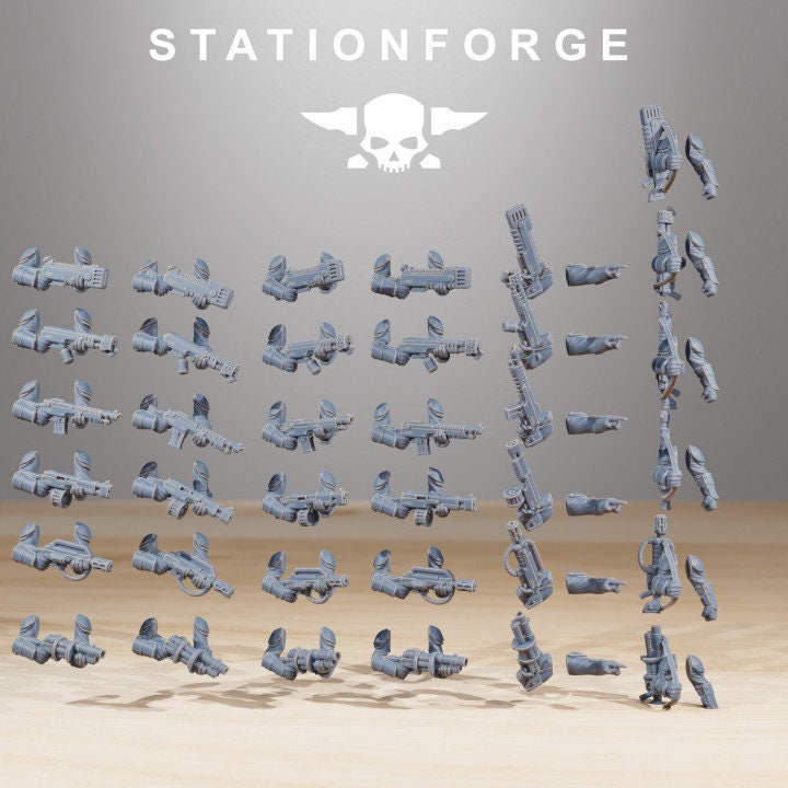 Arms and weapons v1 - Vaskar Infantry Builder Kit - StationForge - 28mm