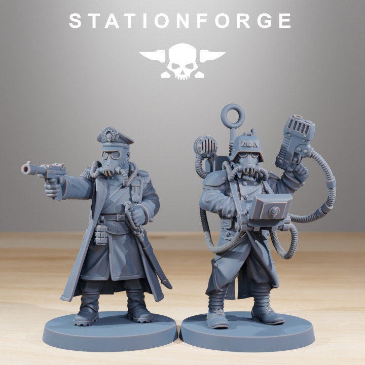 GrimGuard Combatants v1 - StationForge - 28mm