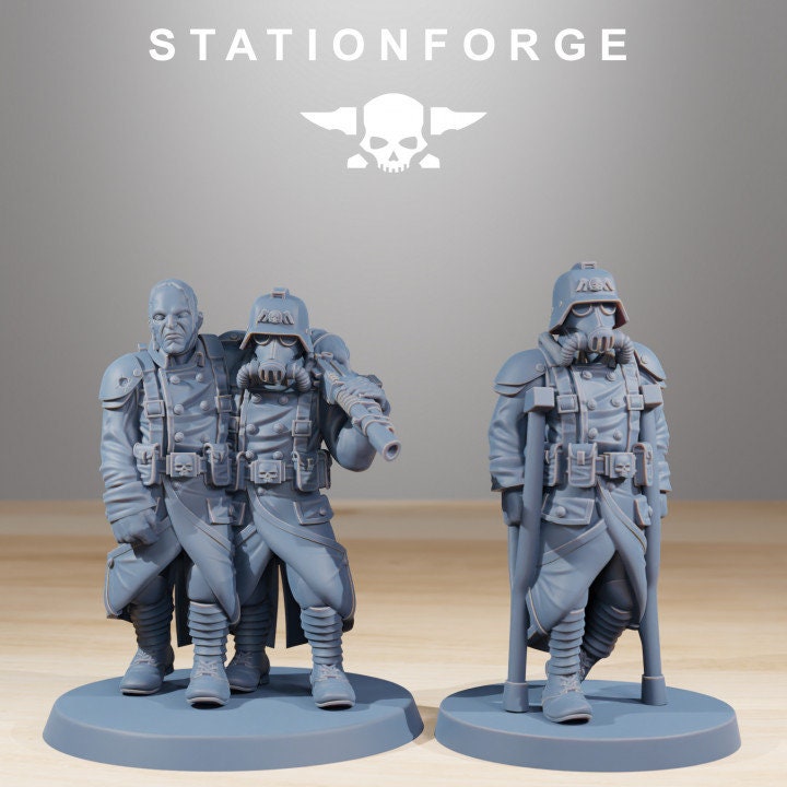 GrimGuard Casualties v1 - StationForge - 28mm