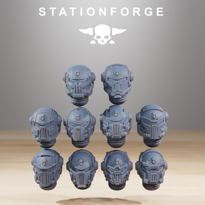 Helmets - Socratis Ravagers - StationForge - 28mm