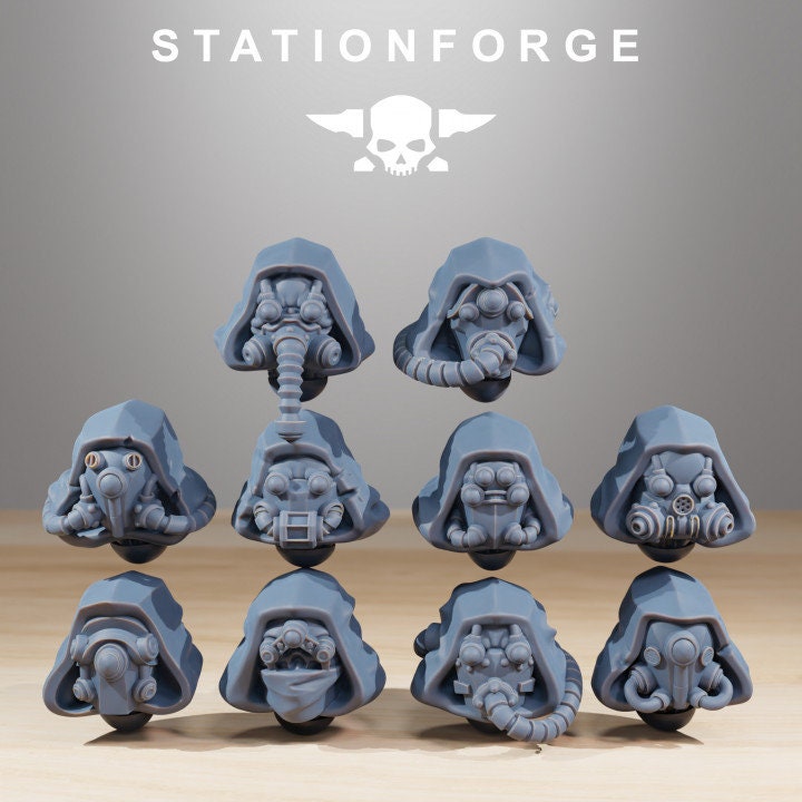 Helmets - Scavenger Hunters - StationForge - 28mm