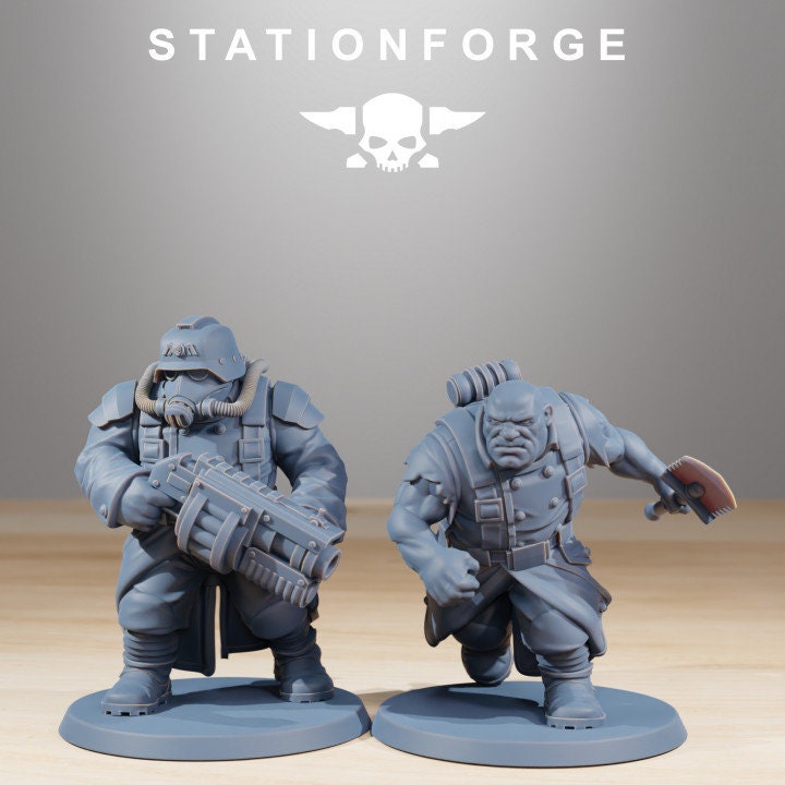 GrimGuard Mutants v4 - StationForge - 28mm