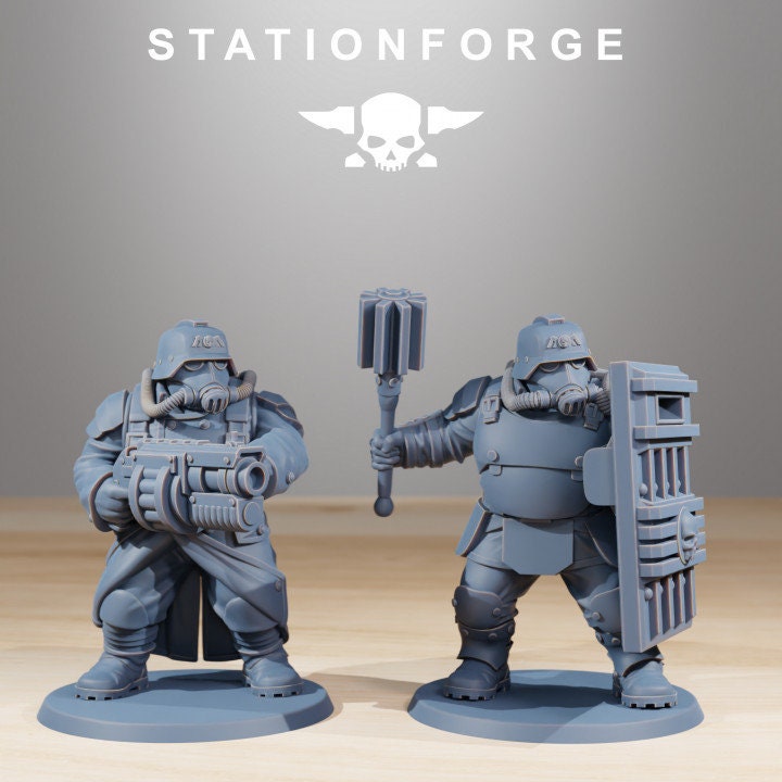 GrimGuard Mutants v5 - StationForge - 28mm