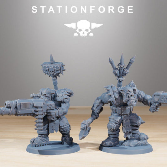 Orkaz SkullKrushers v1 - StationForge - 28mm