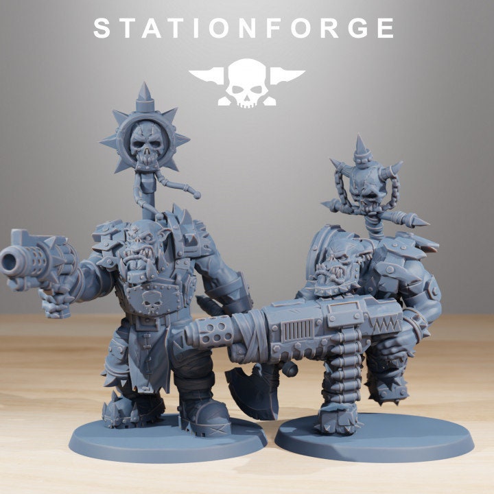 Orkaz SkullKrushers v5 - StationForge - 28mm