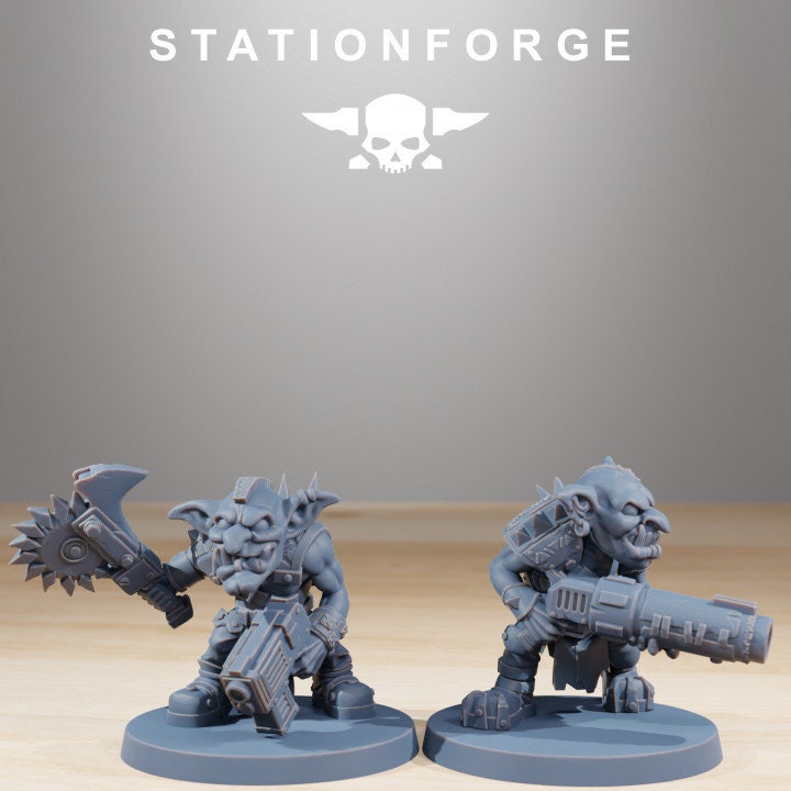 Gobs Berserkers v2 - StationForge - 28mm