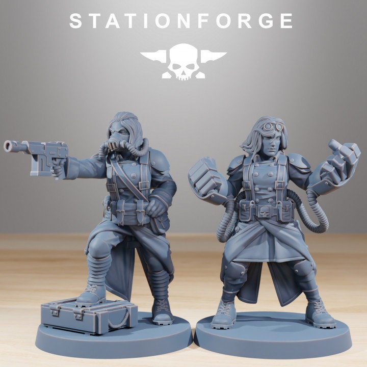 GrimGuard Sisters of War v1 - StationForge - 28mm