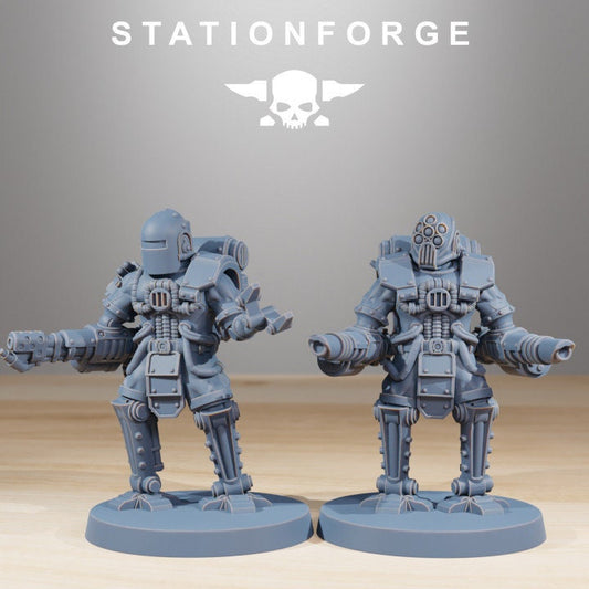 Scavenger Cyborgs v4 - StationForge - 28mm