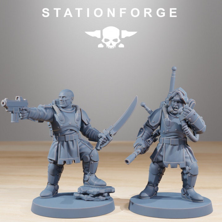 RoyalGuard Infantry v1 - StationForge - 28mm