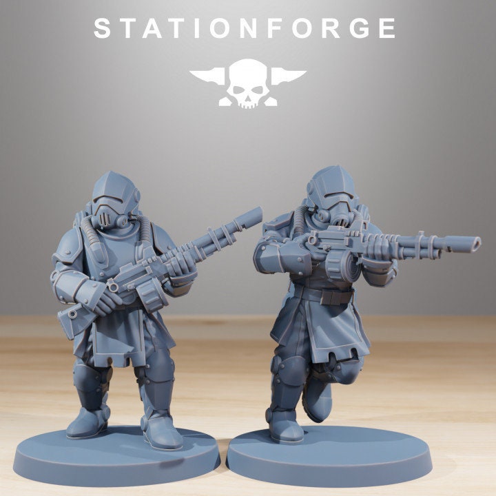 RoyalGuard Infantry v2 - StationForge - 28mm