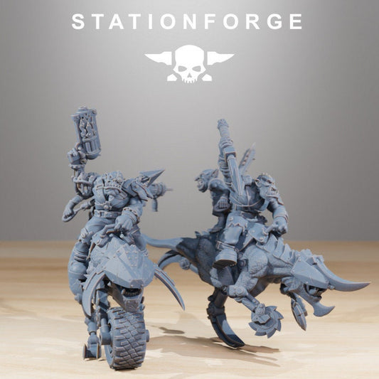 Orkaz Beast Riders v2 - StationForge - 28mm