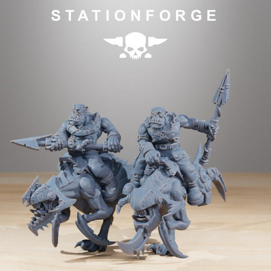 Orkaz Beast Riders v4 - StationForge - 28mm