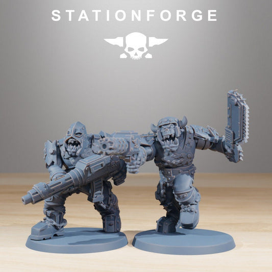 Orkaz Berserkers v2 - StationForge - 28mm