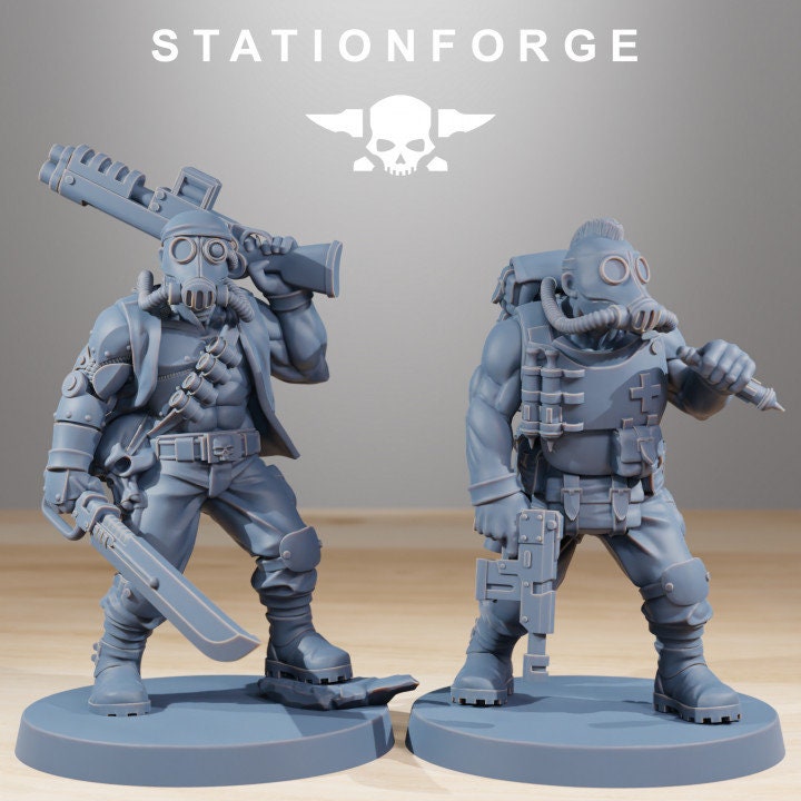 GrimGuard Hunters v1 - StationForge - 28mm