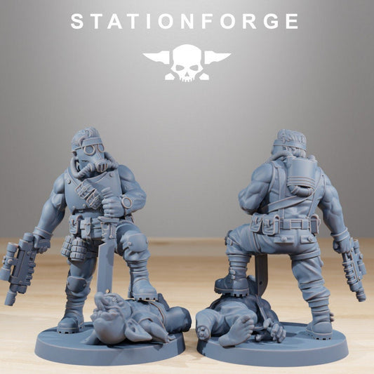 GrimGuard Hunters v2 - StationForge - 28mm