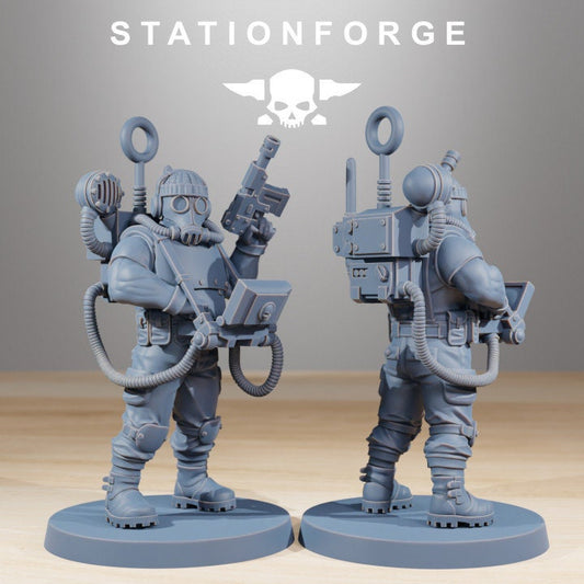 GrimGuard Hunters v4 - StationForge - 28mm