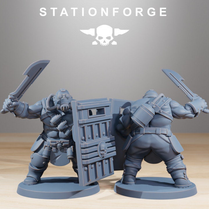 GrimGuard Hunters v6 - StationForge - 28mm