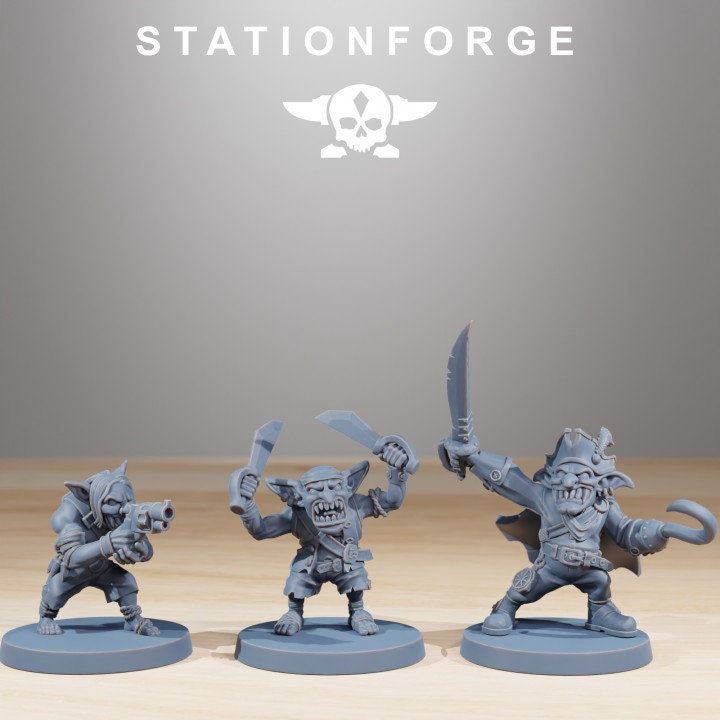 Gobs Pirates v5 - StationForge - 28mm