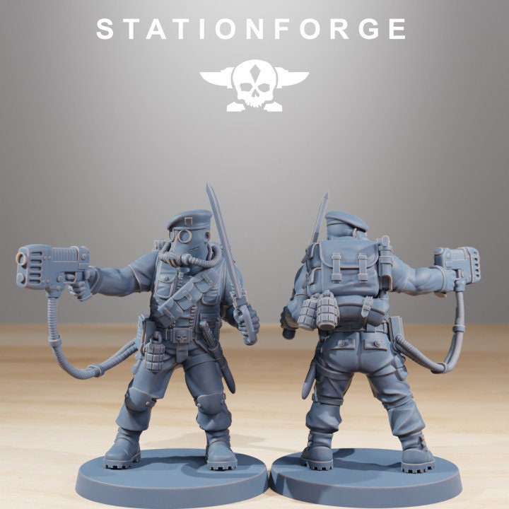 GrimGuard Jungle Fighters v4 - StationForge - 28mm