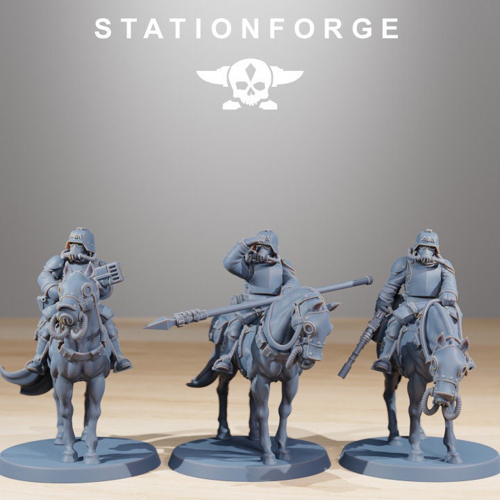 GrimGuard Cavalry v2 - StationForge - 28mm