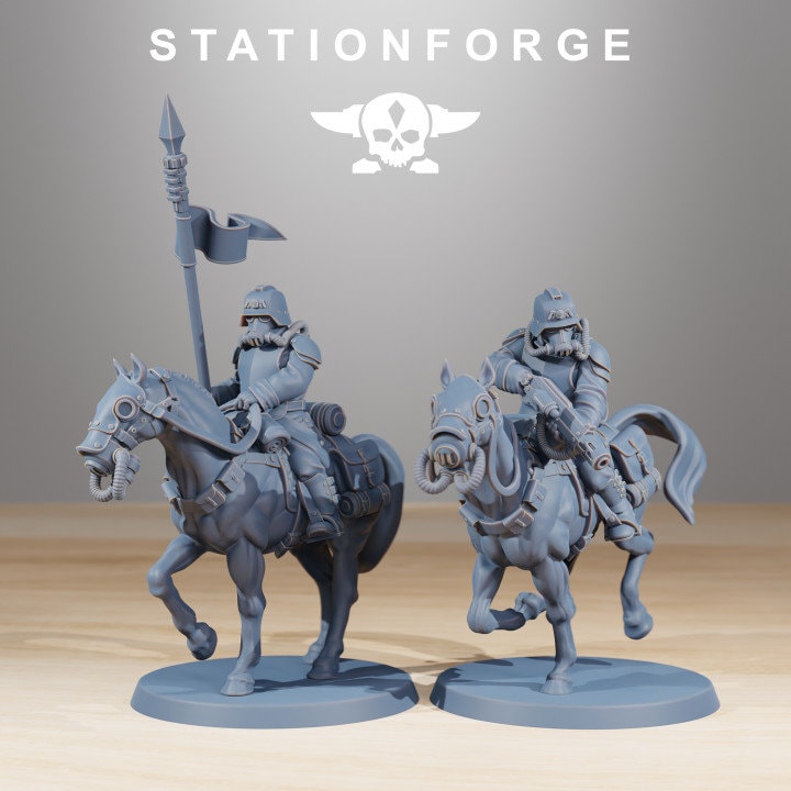 GrimGuard Cavalry v3 - StationForge - 28mm