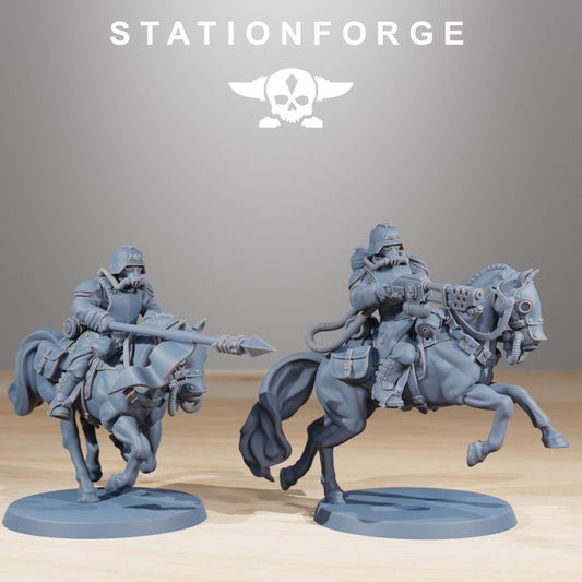 GrimGuard Cavalry v4 - StationForge - 28mm