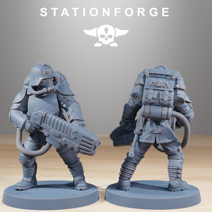 GrimGuard Ironclads v3 - StationForge - 28mm