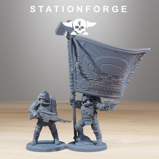 GrimGuard Ironclads v4 - StationForge - 28mm