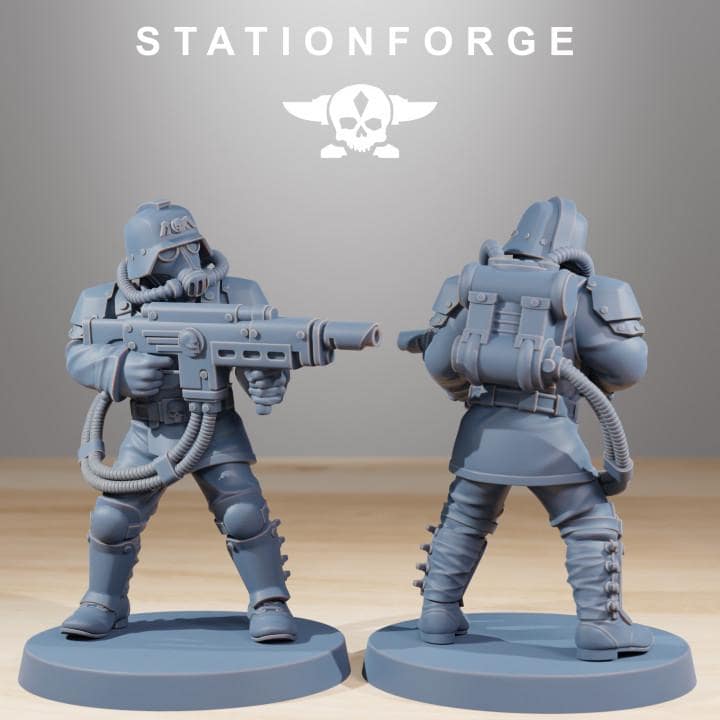 Grimguard Commandos v2 - StationForge - 28mm