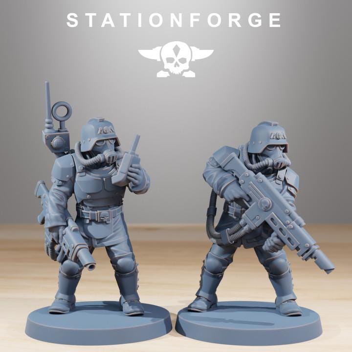 Grimguard Commandos v5 - StationForge - 28mm